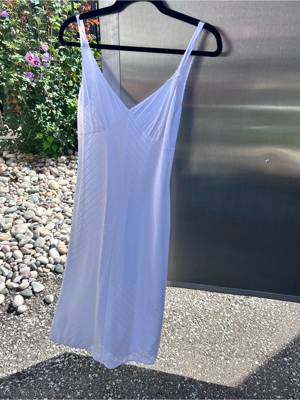 Vintage white slip dress